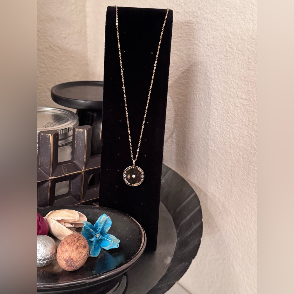 Michael Kors Gold Disc Necklace - Picture 9 of 12